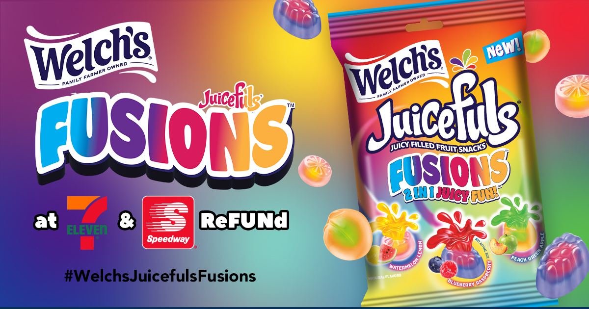 Apply to be a Welch s Juicefuls Fusions at 7 Eleven Speedway ReFUNd with Ripple Street! 1 000 Selected!