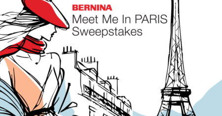 BERNINA Meet Me in Paris Sweepstakes