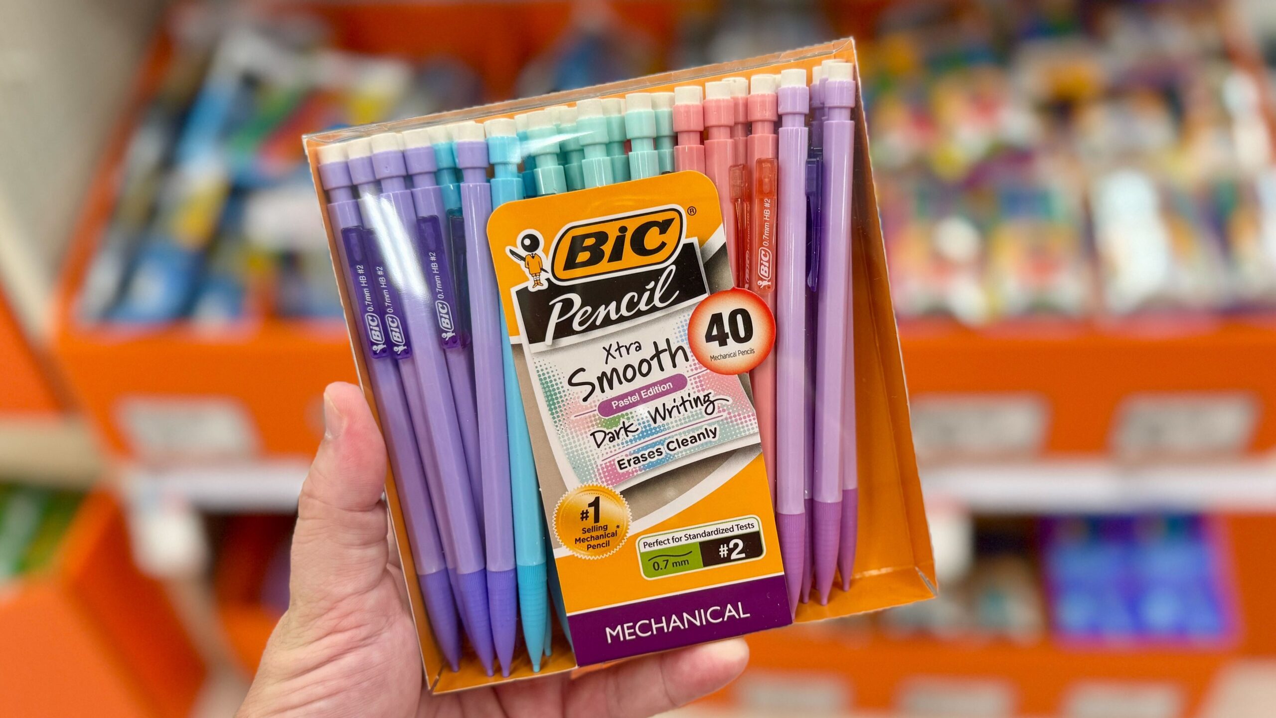 BIC Xtra Smooth Pastel Mechanical Pencils with Erasers BIC Xtra Smooth Pastel Mechanical Pencils with Erasers scaled