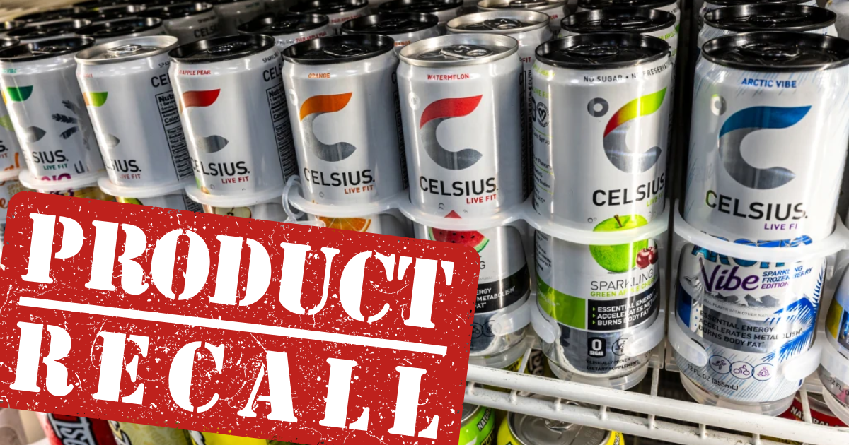 CELSIUS Energy Drinks Recall Alert