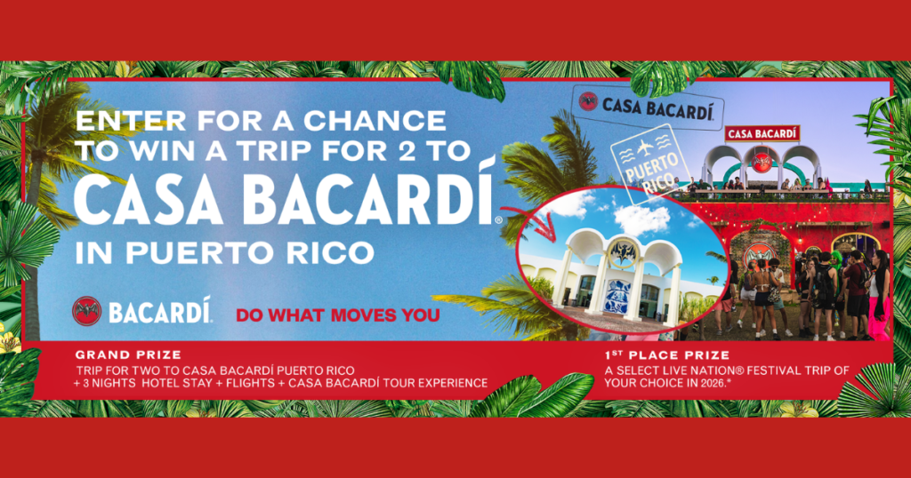 Casa Bacardi 2025 Sweepstakes