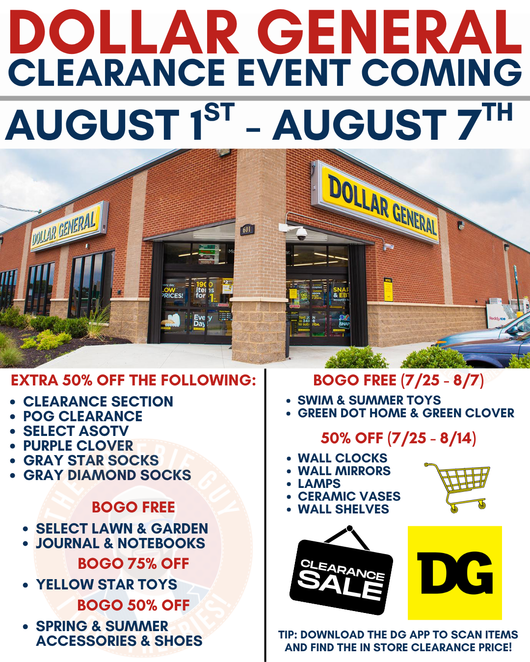 DG Seasonal Core Clearance Event