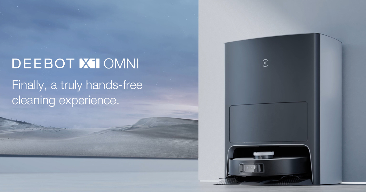 Ecovacs deebot x1 omni robot vacuum and mop combo