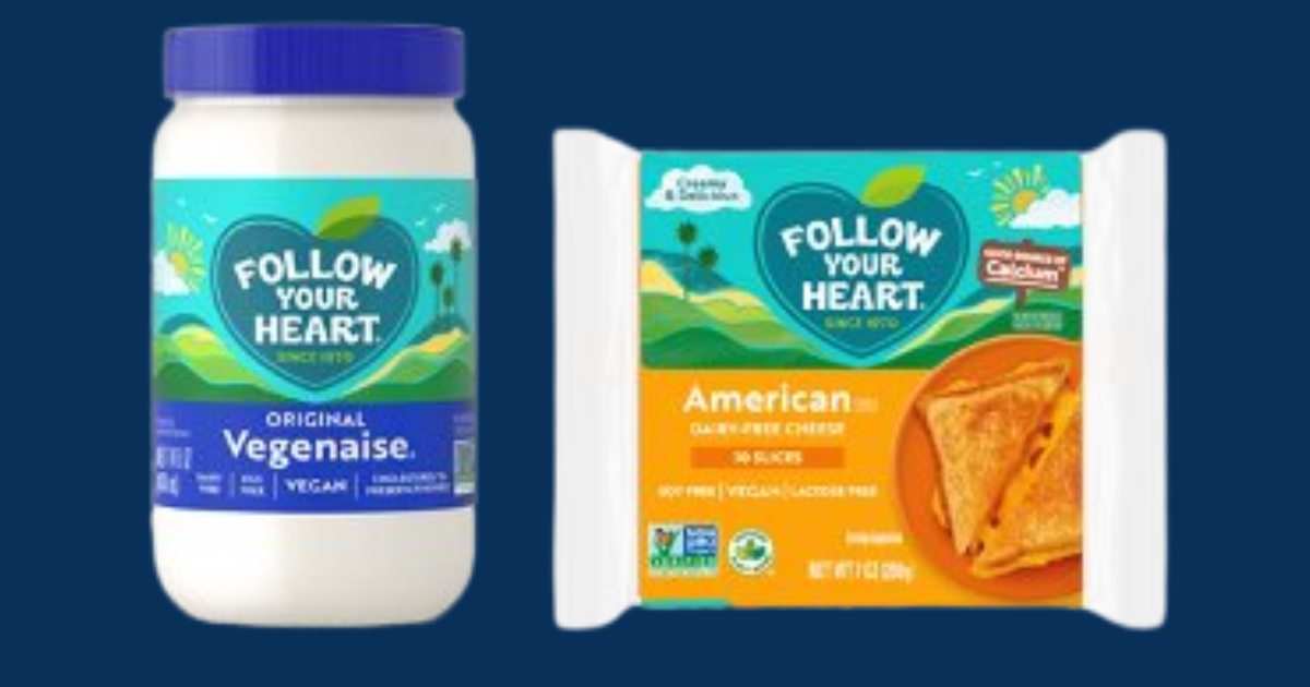 FREE Follow Your Heart Cheese or Vegenaise at Kroger