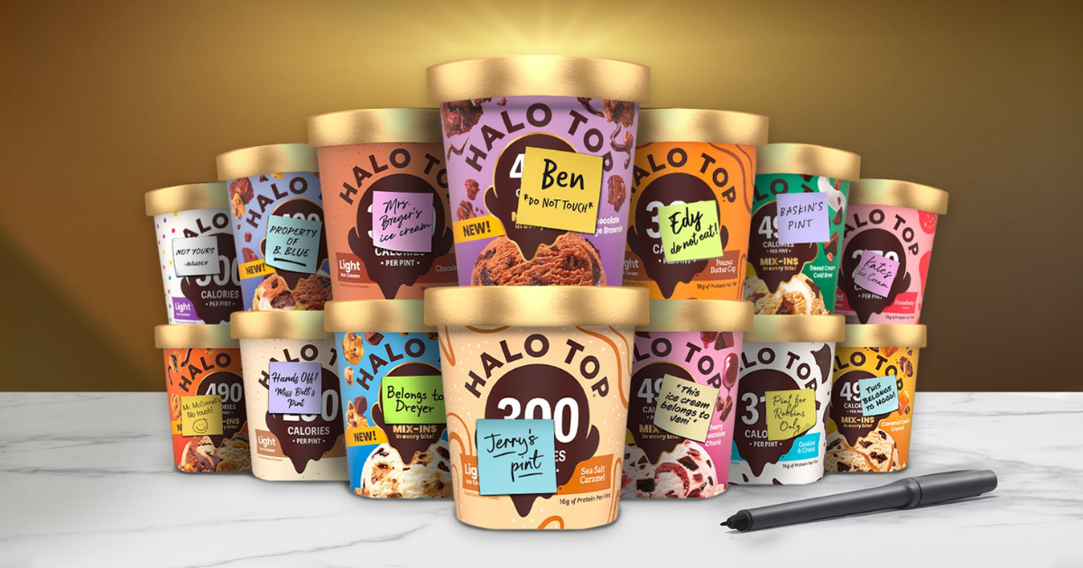 HALO TOP Ice Cream Pints