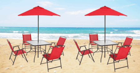 Mainstays Albany Lane 6 Piece Outdoor Patio Dining Set