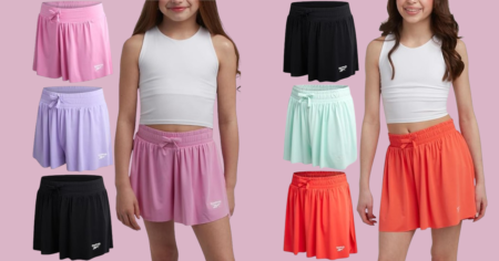 Reebok girls athletic shorts 3 pack