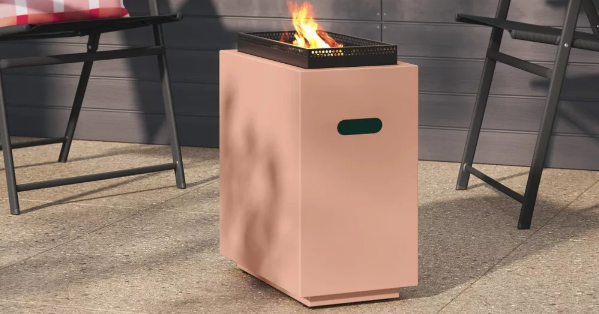 Room Essentials Rectangular Fire Pit Terracotta Room Essentials Rectangular Fire Pit Terracotta