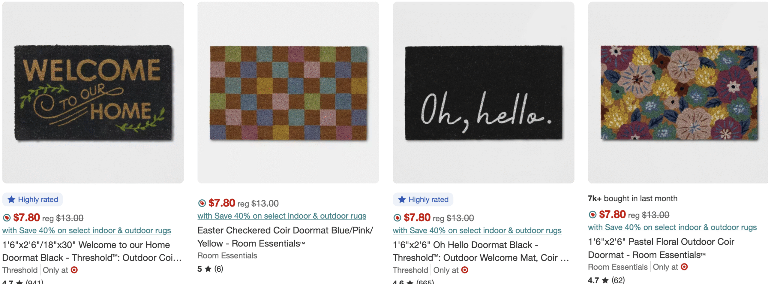 Target Doormats