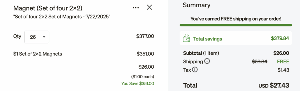 Shutterfly Magnets Shutterfly Magnets