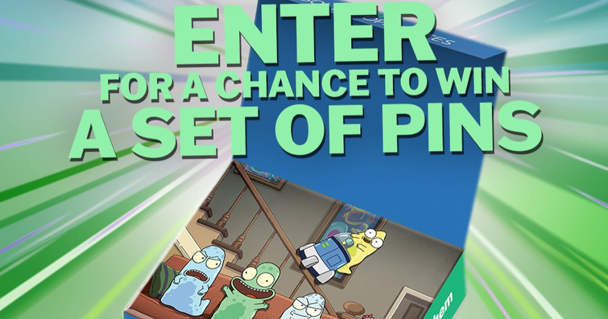 Solar Opposites SDCC Pins Fooji Sweepstakes