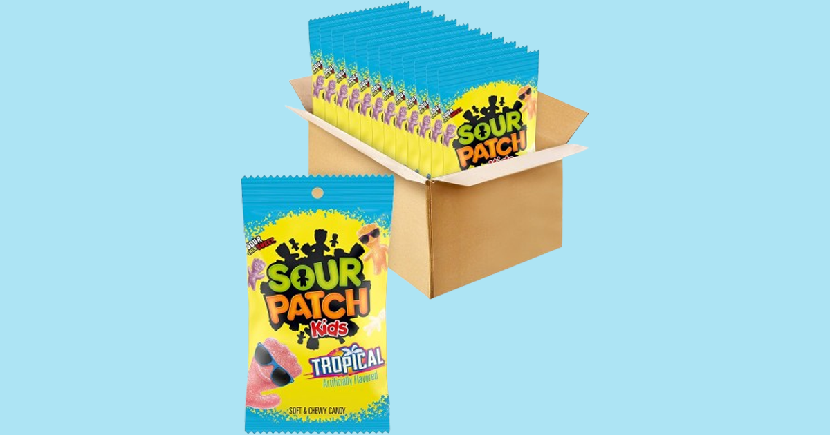 Sour Patch Kids Tropical Soft and chewy candy 12 bags Sour Patch Kids Tropical Soft and chewy candy 12 bags
