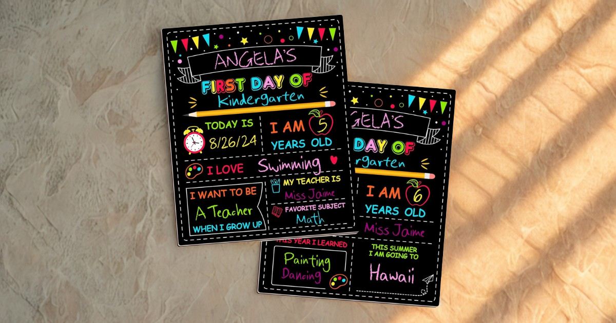 back to school board