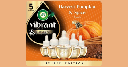 Air Wick Plug In Refills Harvest Pumpkin and Spice