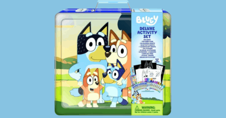 Bluey Deluxe Activity Art Set with Metal Carrying Case for Boys and Girls 200 Pieces Multi color 288db8ce 90e3 4b8b b3be 8045a53fa157