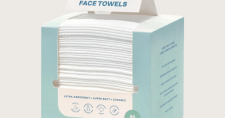 Cliganic Face Towels