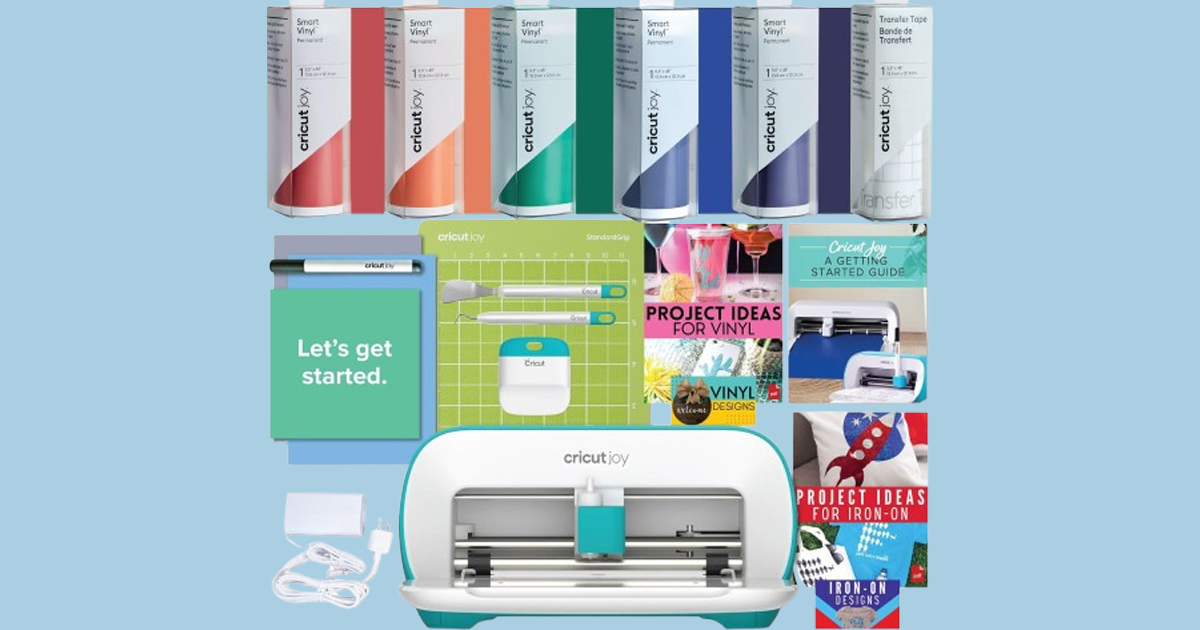 Cricut Joy Machine With Rainbow Smart Adhesive Vinyl