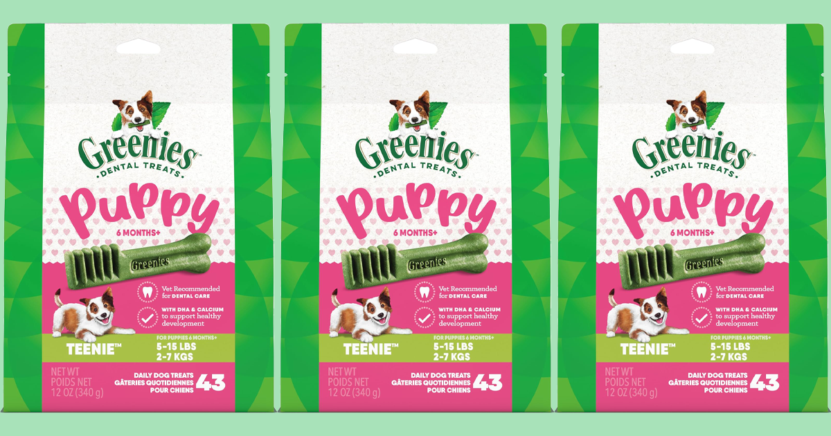 Greenies Puppy Teenie Size Dental Dog Treats