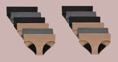 Hanes Girls Comfort Period Underwear Multipack