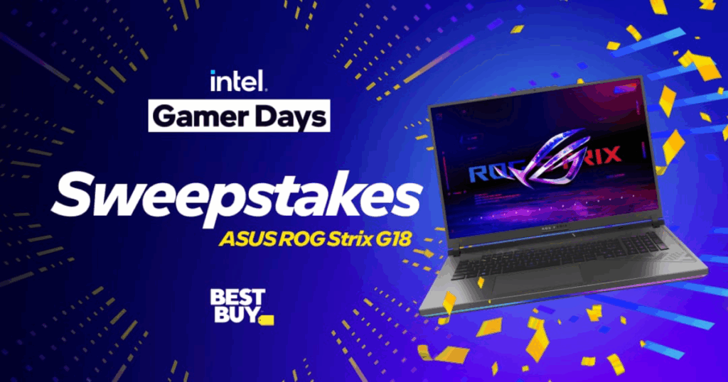 Intel Gamer Days 2025 Built to Win Sweepstakes