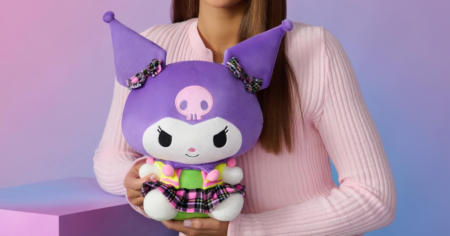 Jazwares Hello Kitty and Friends Kuromi Neon Plush