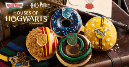 Krispy Kreme Harry Potter House of Hogwarts Collection