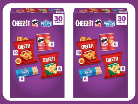 Kellogg's Cheez It Pringles & Rice Krispies Treats Snacks Mega Variety Pack