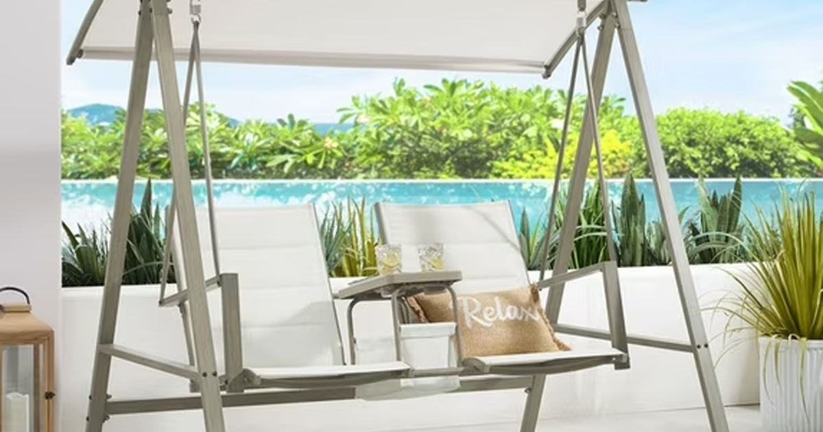 Mainstays Dashwood Outdoor 2 sling seat porch Mainstays Dashwood Outdoor 2 sling seat porch