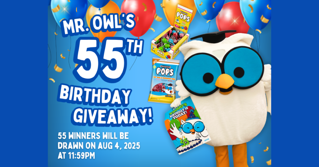Mr Owl s 55th Birthday Giveaway