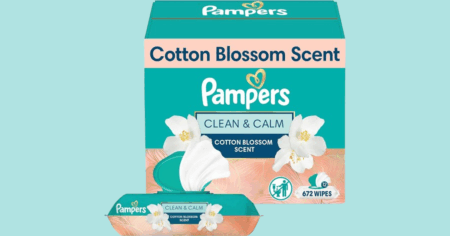 Pampers Wipes Clean calm cotton blossom wipes