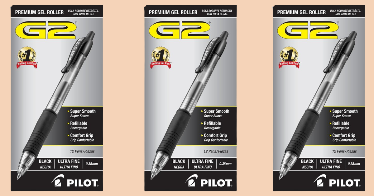 Pilot G2 Premium Gel Roller Pens pack of 12