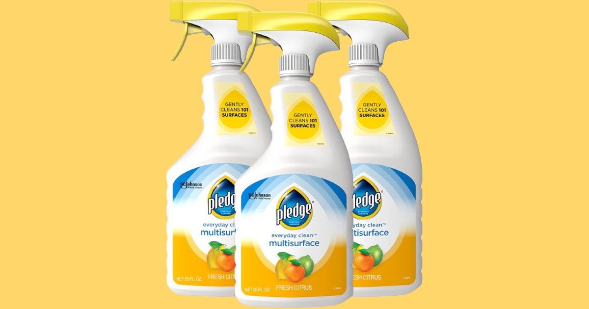 Pledge ph balanced multisurface cleaner spray 3 pack