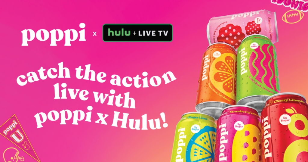 Poppi Back to School with Hulu Live TV Sweepstakes