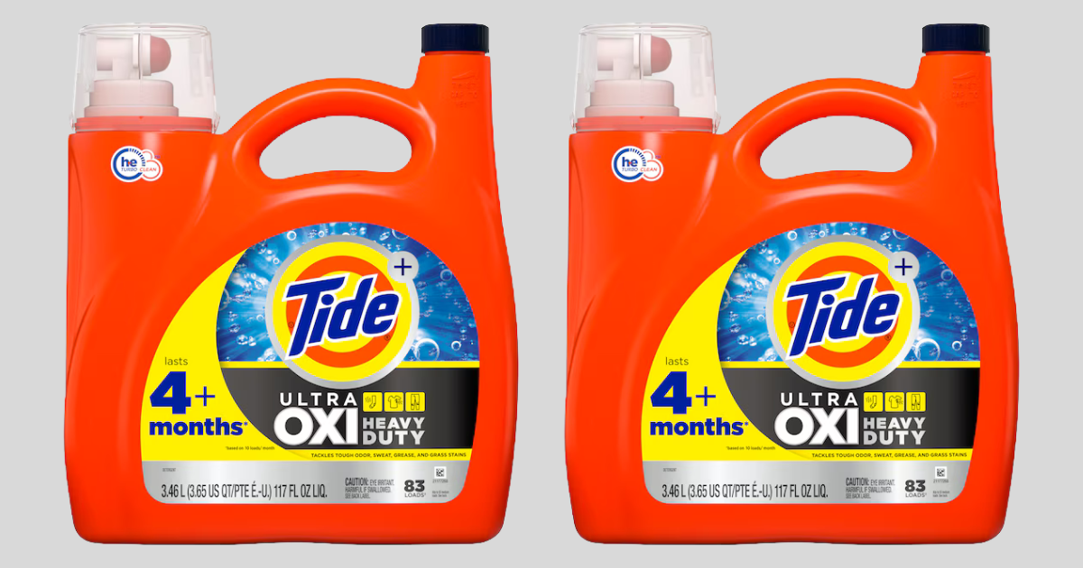 Tide Heavy Duty Ultra OXI HE Laundry Detergent 94 Loads 117 fl oz