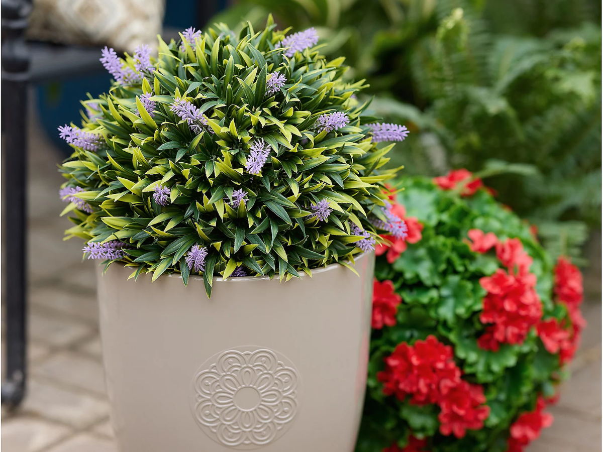Wicker Park Faux Floral Sphere