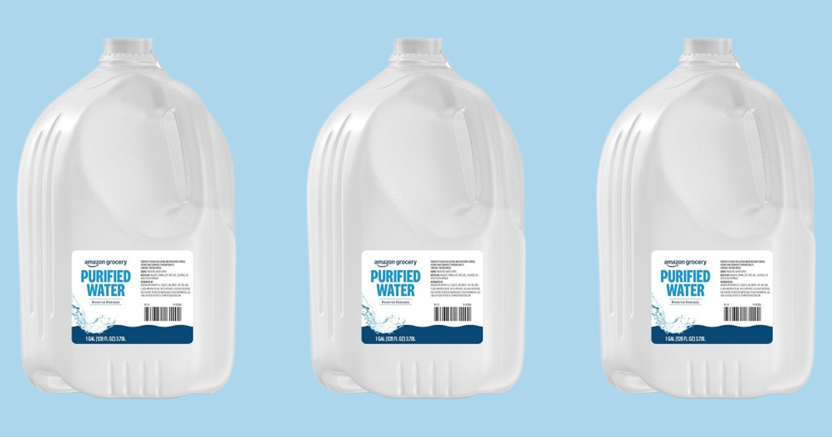 amazon grocery purified water one gallon