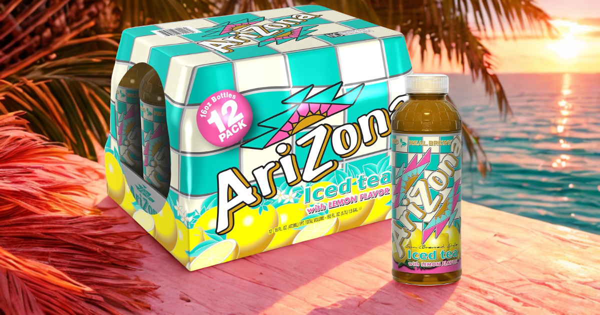 Arizona Iced Teas with Lemon 12-Pack Only $7.xx on Amazon - The Freebie ...