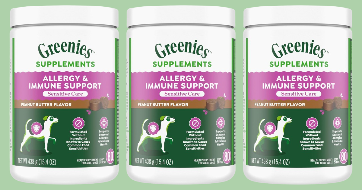 greenies sensative care allergy and immune support supplement greenies sensative care allergy and immune support supplement