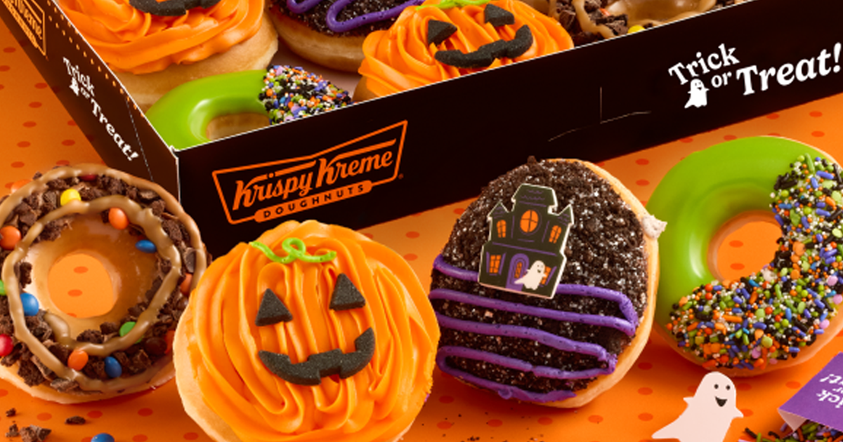 trick or treat doughnut trick or treat doughnut