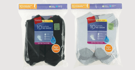 $6 hanes socks at walmart