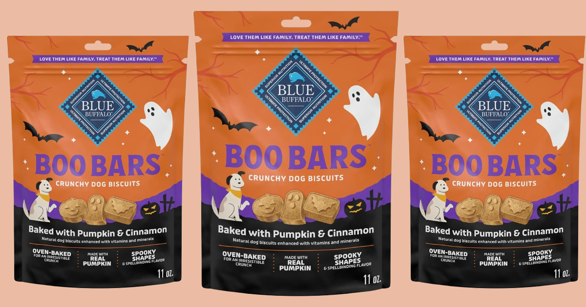 Blue Buffalo Boo Bars Crunchy Dog Biscuits
