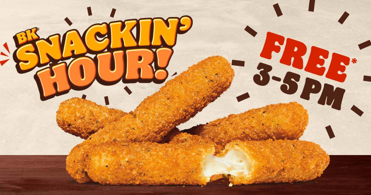 Burger King Snackin Hour Burger King Snackin Hour