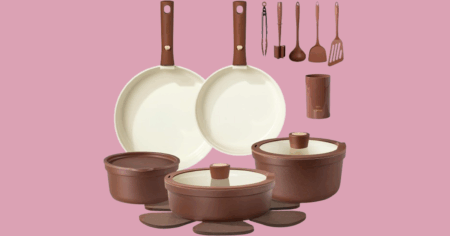 Carote 29 pcs ceramic cookware set