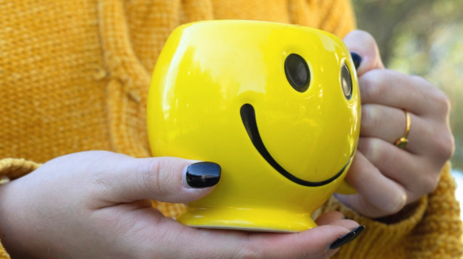 Corner Bakery Smiley Mug