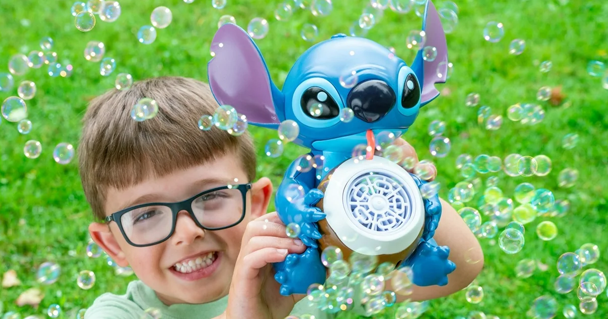 Disney Stitch Musical Bubble Machine