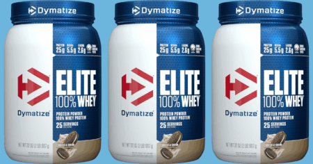 Dymatize Elite Whey Protein Powder Cookies and Cream