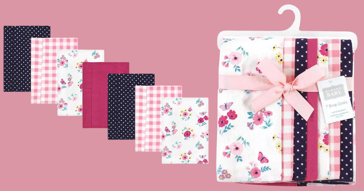 HUDSON BABY BURP CLOTH HUDSON BABY BURP CLOTH