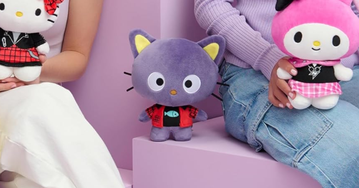 Jazwares Hello Kitty and Friends Chococat 8 inch Punks Plush Jazwares Hello Kitty and Friends Chococat 8 inch Punks Plush