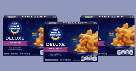 Kraft Delux Four Cheese Mac and Cheese 14 oz box