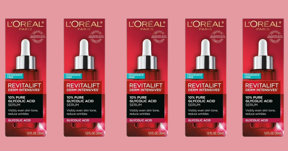 L oreal Paris Revitalift Derm Intensives 10 percent pure glycolic acid serum L oreal Paris Revitalift Derm Intensives 10 percent pure glycolic acid serum
